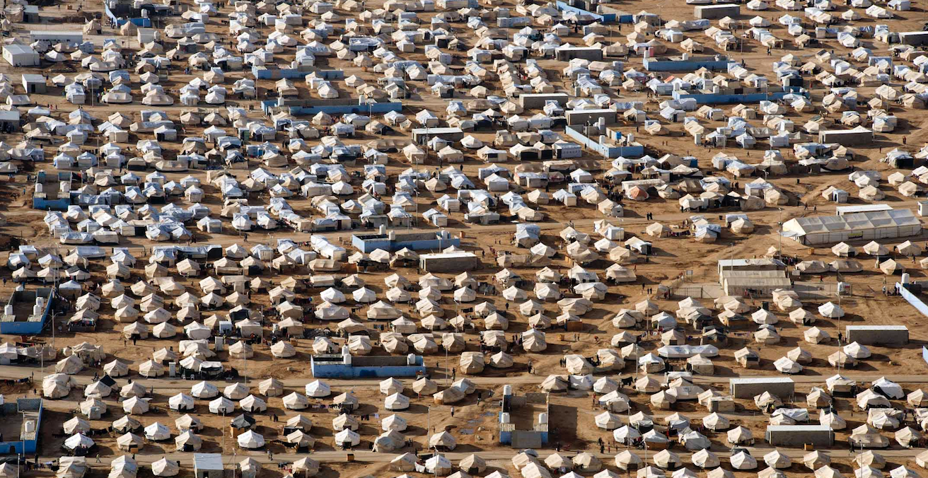 The Za'atri refugee camp in Jordan. Syrians forced to flee to Jordan are bringing charges against Assad and members of his regime in the ICC. Source: United Nations Photo, Flickr