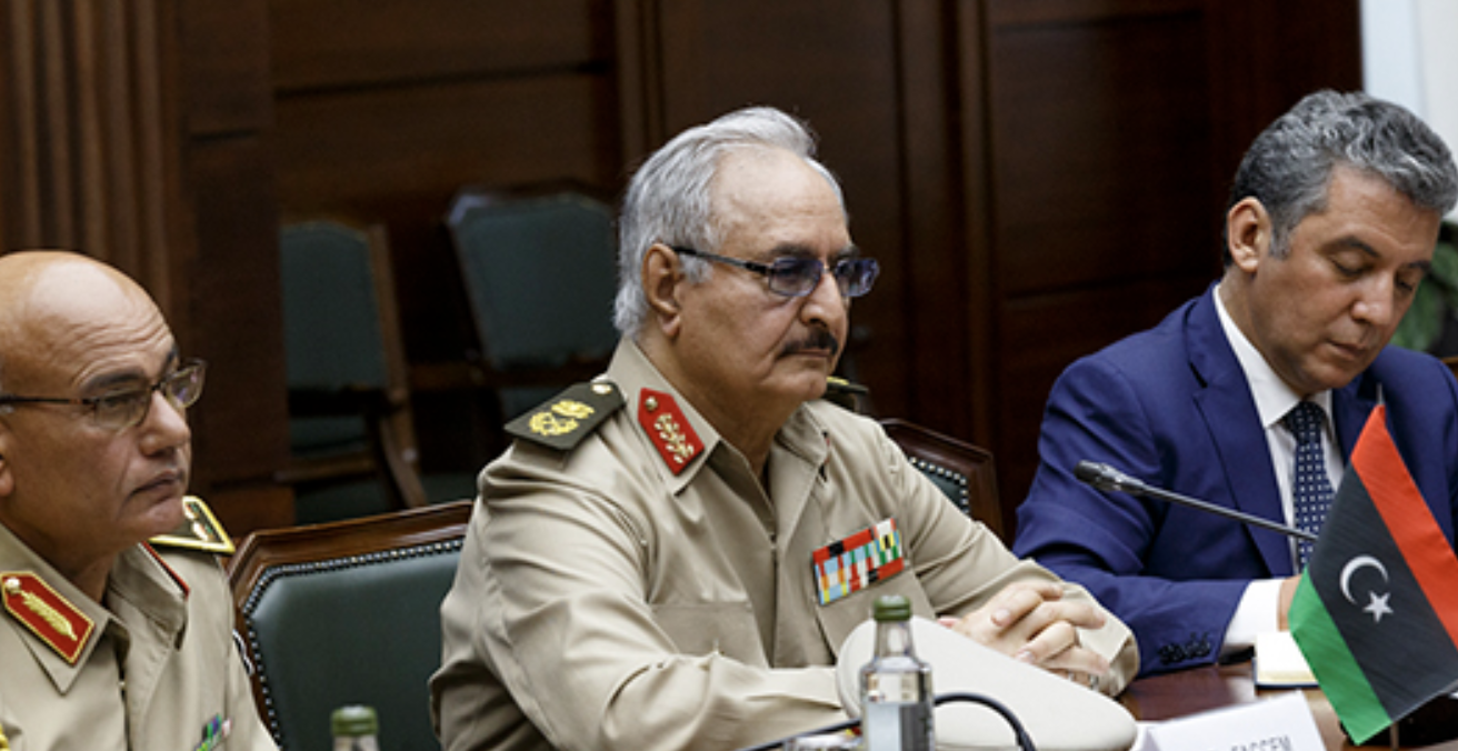 Khalifa Haftar and his Libyan National Army may turn out to be the unlikely saviours of the troubled Libyan state. Source: mil.ru