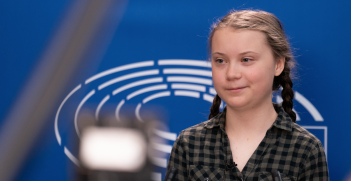 Greta Thunberg speaks on climate change at the European Parliament. Source: European Parliament, Flickr http://bit.ly/2K5U5rY