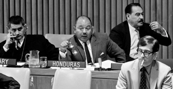 Delegates talking and smoking during a preliminary debate on the law of treaties — 19 October 1967 Twenty-second Session of the General Assembly, Meeting of the Sixth (Legal) Committee, United Nations Headquarters, New York. Source: UN Audiovisual Library of International Law http://bit.ly/2WcZ14M 