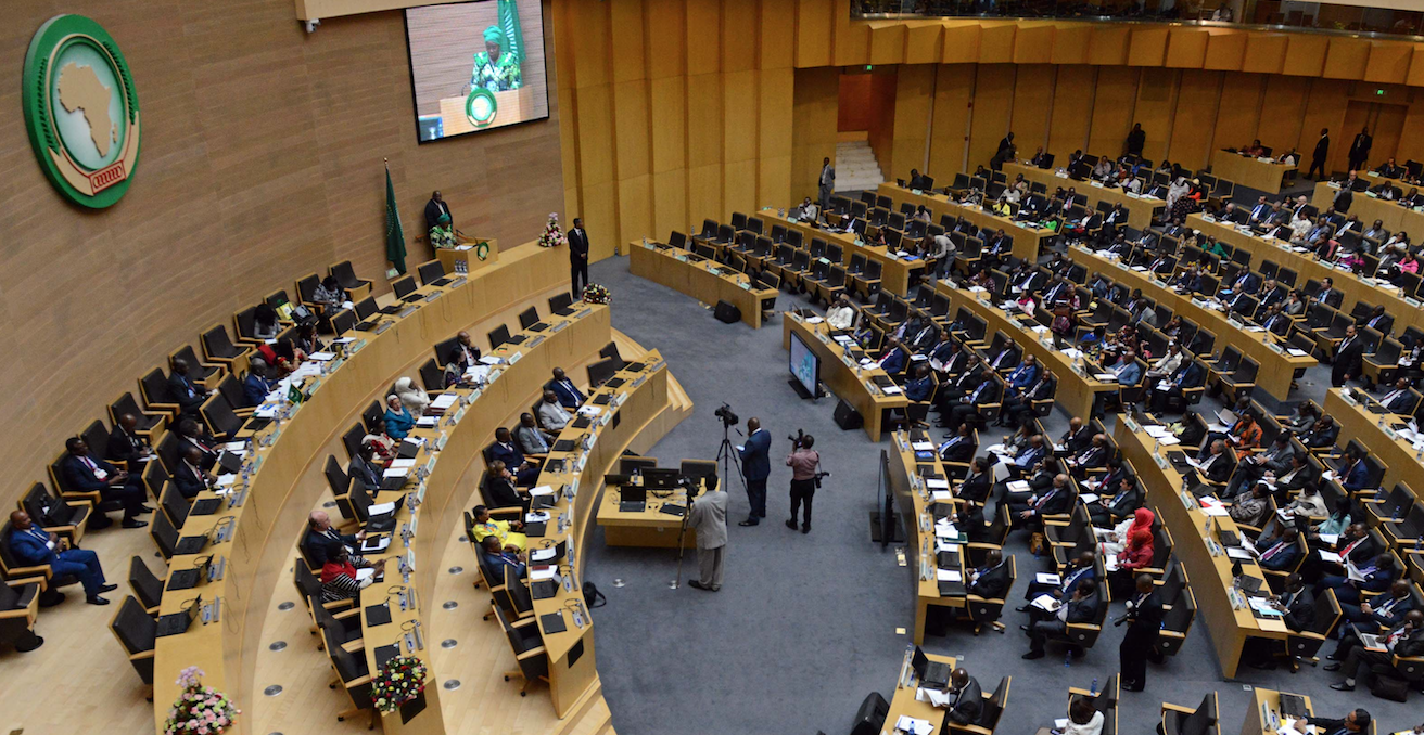The African Union meets in 2017. Source: Flicker, GovernmentZA http://bit.ly/2HVunos 