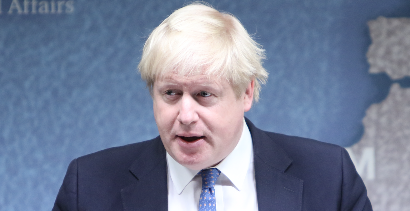 Tory Leadership Contender Boris Johnson. Source: Flickr user Foreign & Commonwealth Office http://bit.ly/2K5U5rY