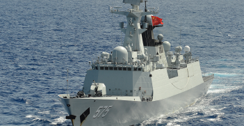 The PLA-N Type 054a Frigate Yueyang, similar to the Xuchang, which docked in Sydney recently. Source: Wikimedia Commons, U.S. Navy photo by Mass Communication Specialist 1st Class Shannon Renfroe