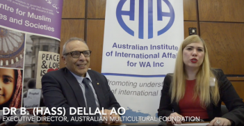Dr. B. (Hass) Dellal AO is interviewed by Flavia Bellieni Zimmermann. 