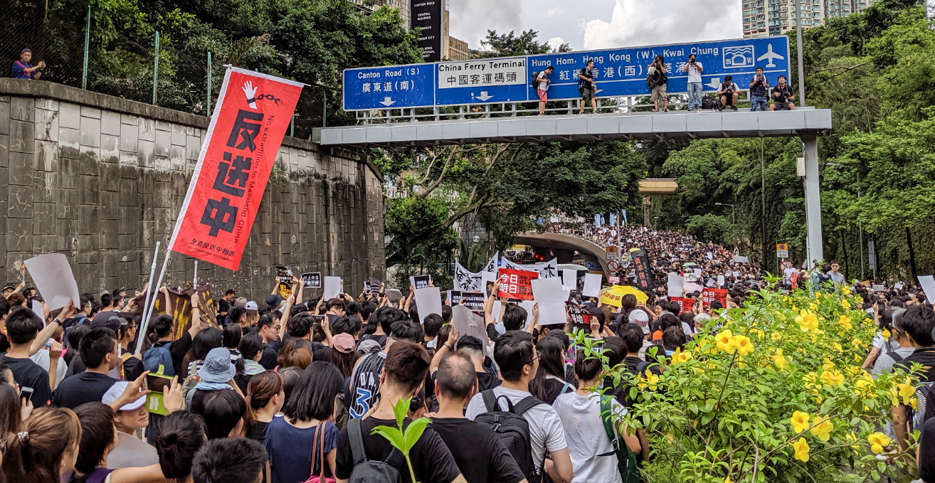 Protestors in Hong Kong. Source: Flickr Studio Incendo