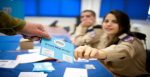 Members of the Israeli Defense Forces voting during an election. Source: Flickr, Israel Defense Forces https://bit.ly/2GLBOxJ