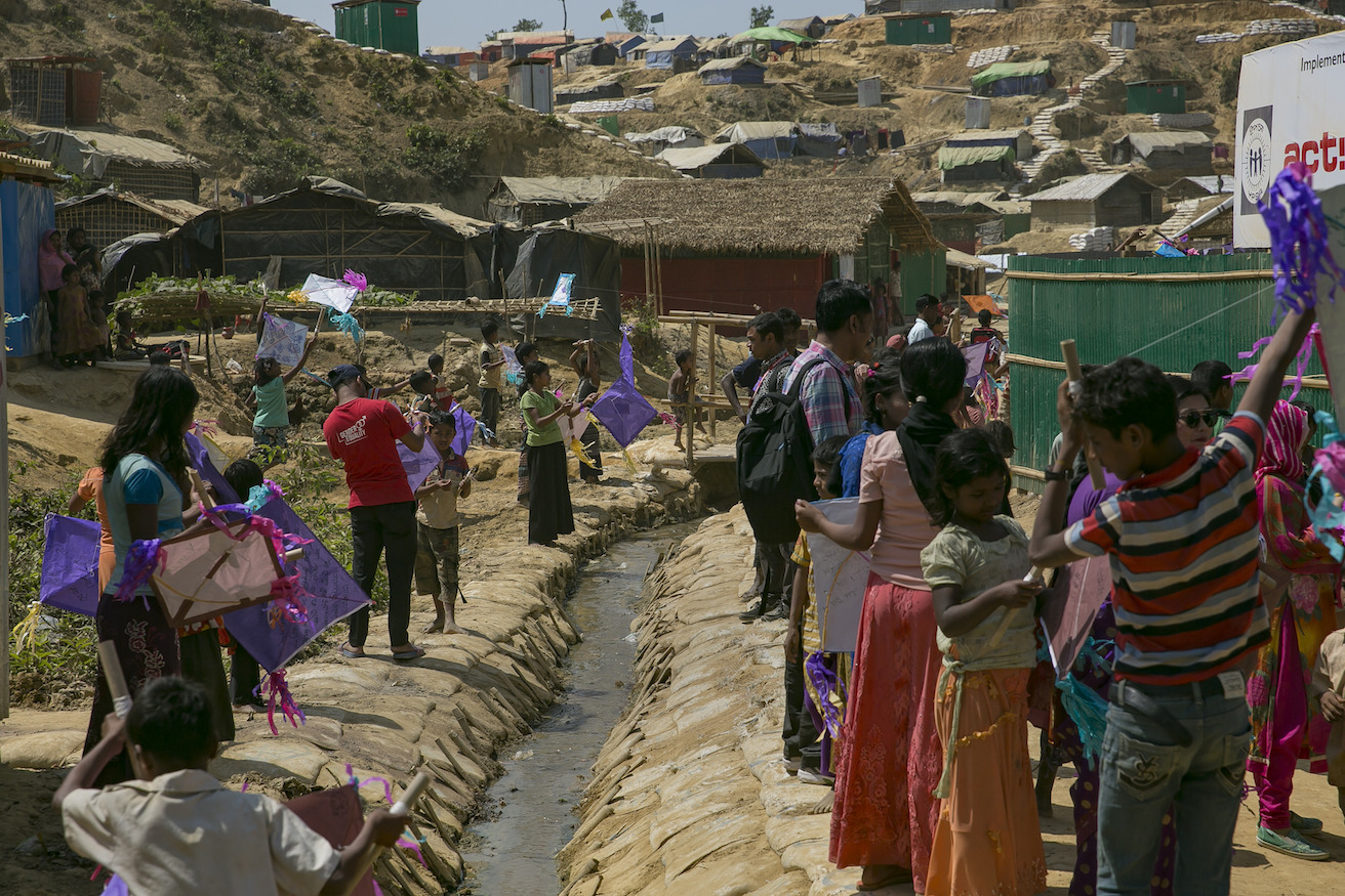 Rohingya refugees in Cox's Bazar, Bangladesh. Source: UN Women, Flickr, https://bit.ly/2jULiOW
