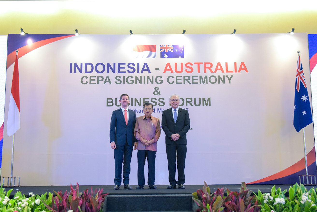 IA CEPA Signing Ceremony, Source: Australian Embassy Jakarta, Flickr, https://bit.ly/32k45DJ