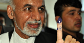 President Ashraf Ghani is to proceed with elections later this month. Public Domain image.