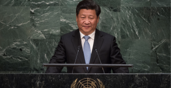 Xi Jinping at the United Nations. Source: Flickr United Nations