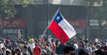 Chile Protests 2019. Photo by Carlos Figueroa, Wikimedia Commons.