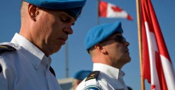Canadian UN Police. Photo by Logan Abassi, United Nations Photo. Source: https://bit.ly/2RKvkp8