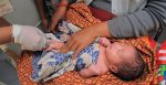 An infant receives an injection at a hospital in Preah Vihear province, Cambodia. Source: Chhor Sokunthea/World Bank https://bit.ly/3gBRZOu