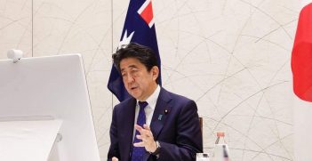 Japan-Australia Leaders Video Teleconference Meeting (MOFA)
Source: Cabinet Public Relations Office, https://bit.ly/3gVAVlp