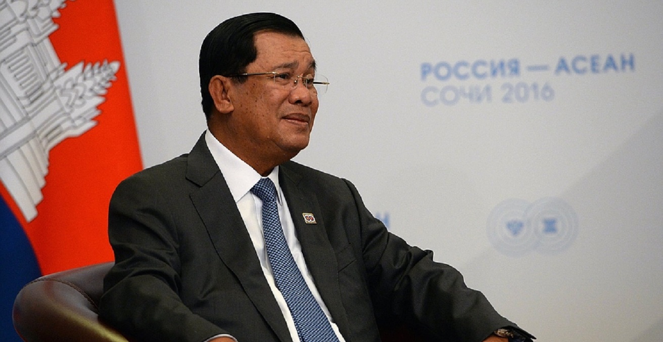  Prime Minister of Cambodia Hun Sen on the sidelines of the Russia-ASEAN summit.
Source: https://bit.ly/2FaPtkh