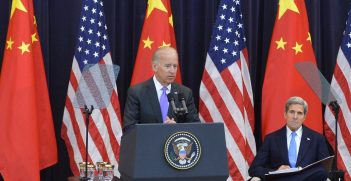 Vice President Joseph Biden delivers remarks at the U.S.-China Strategic and Economic Dialogue Joint Opening Session in the Dean Acheson Auditorium at the U.S. Department of State in Washington, D.C., on July 10, 2013. Source: US State Department https://bit.ly/2IpCMTU
