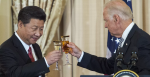Joe Biden and Xi Jinping. Source: Paul J. Richards/AFP accessed via Axios https://bit.ly/2V2tLDd