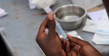 Pilot in Burkina Faso for MenAfriVac immunization campaign. Source: WHO https://bit.ly/3lneVlp