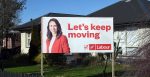 A picture of the Vote Jacinda campaign in Christchurch, New Zealand. Source: Stephen Trinder https://bit.ly/33QeHNN 