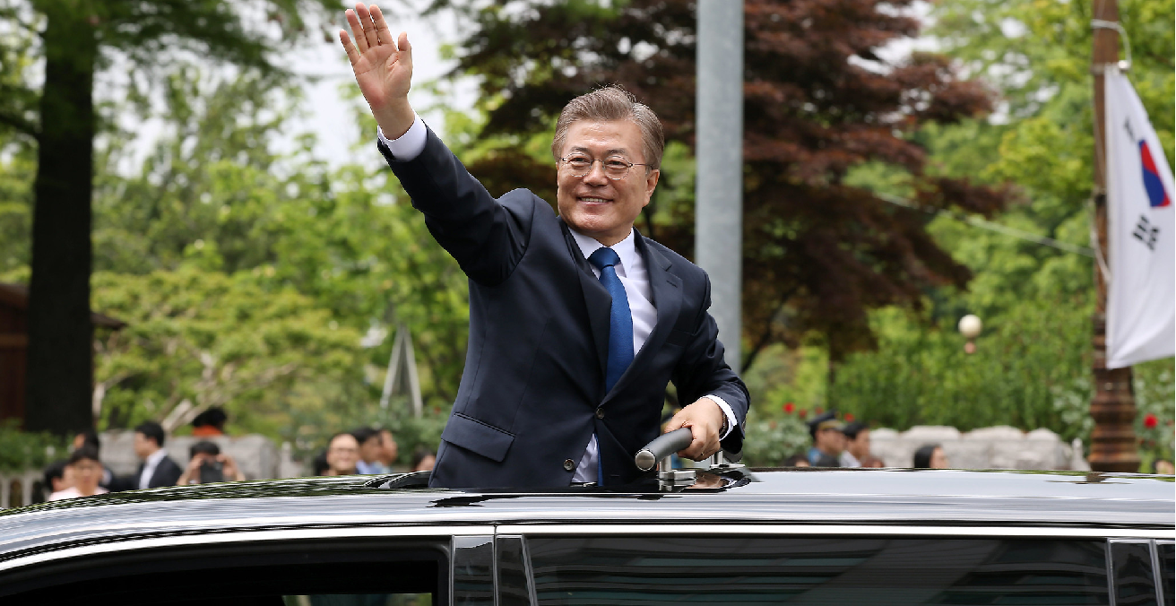 Moon Jae-in the 19th President of Republic of Korea. Source: Republic of Korea https://bit.ly/38Allux
