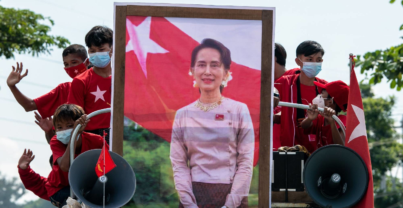 Aung San Suu Kyi. Source: sadi richards https://bit.ly/3tzrbol