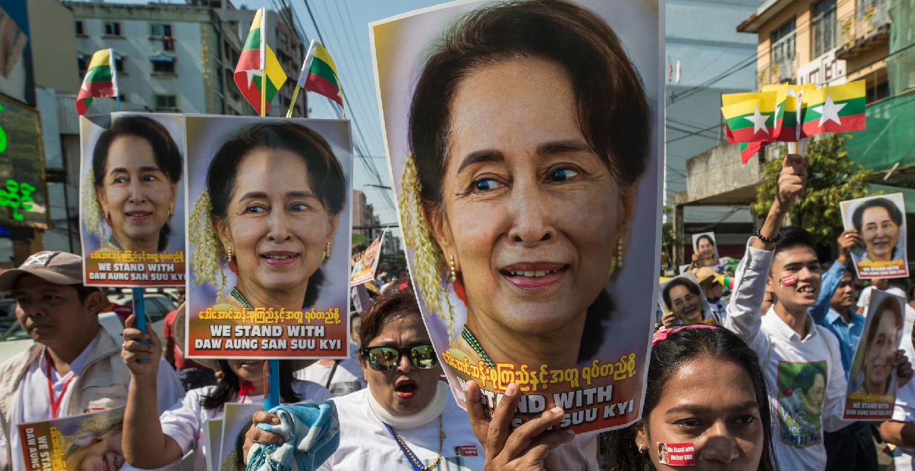 Myanmar military takes power for one year as Aung San Suu Kyi is detained. Source: sadi richards https://bit.ly/3q2AnzB