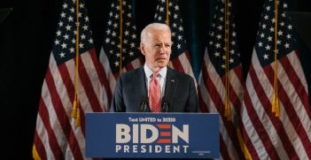 Joe Biden 2020 Press conference. Source: Photo News https://bit.ly/3aamWHI