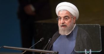 Hassan Rouhani, President of the Islamic Republic of Iran, addresses the general debate of the General Assembly, United Nations. Source: UN Photo/Loey Felipe https://bit.ly/3mP9Ftt
