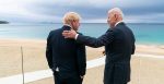 President Joe Biden talks with British Prime Minister Boris Johnson on Thursday, June 10, 2021, at the Carbis Bay Hotel and Estate in Cornwall, England. (Official White House Photo by Adam Schultz) https://bit.ly/36WvakW