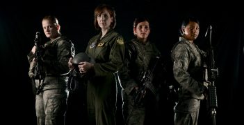 The ban on women in combat was lifted Jan. 23, 2013. Though 99 percent of the careers offered in the Air Force were open to women, the decision opened more than 230,000 jobs across all branches of the military. (U.S. Air Force illustration/Senior Airman Micaiah Anthony/Released)