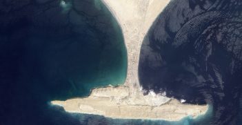 Satellite image of the Gwadar Peninsula. Source: NASA https://bit.ly/3BjwfAR