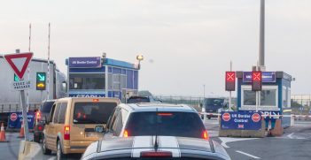 UK border control in the ferry area of the Port of Dunkerque. Source: Raimond Spekking https://bit.ly/3ColLAE