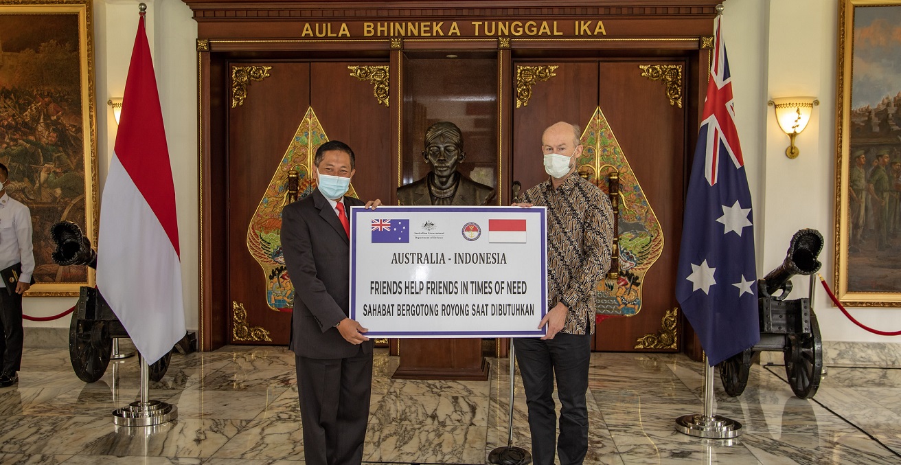 Australia Provides Additional Support to Indonesia's COVID-19 Response. Source: Australian Embassy Jakarta https://bit.ly/3kRhH58