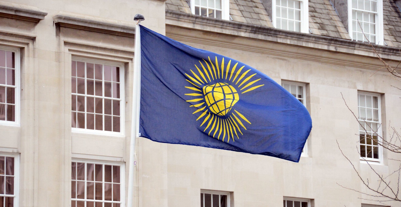 Raising of the Commonwealth Flag.
Source: 
Surrey County Council News / Flikr.
https://bit.ly/3zBaZZh