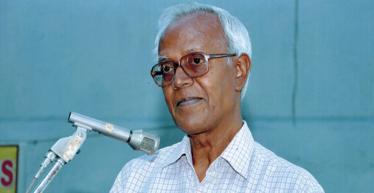 84-year old Jesuit priest and indigenous human rights activist Stan Swamy died in prison in 2021 after being denied medical bail.  Source: Khetfield59, Wikimedia, https://bit.ly/3M8XC59.