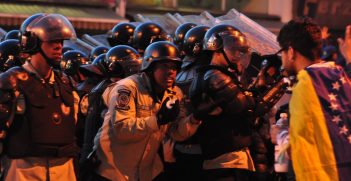 Protests in Caracas, Venezuela, 2014. Source: AndresAzp, Flickr, https://bit.ly/3wI5PZj