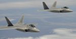 F-22 Raptors tear through Australian skies as they make their way to Avalon Airport for Australian International Airshow. Source: U.S. Pacific Air Forces / http://bit.ly/3V4O3JN . 