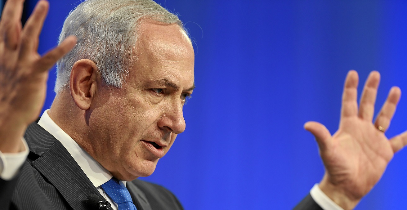 Benjamin Netanyahu, Prime Minister of Israel addresses World Economic Forum, 2014. Source: Jolanda Flubacher/ bit.ly/3UCnewk