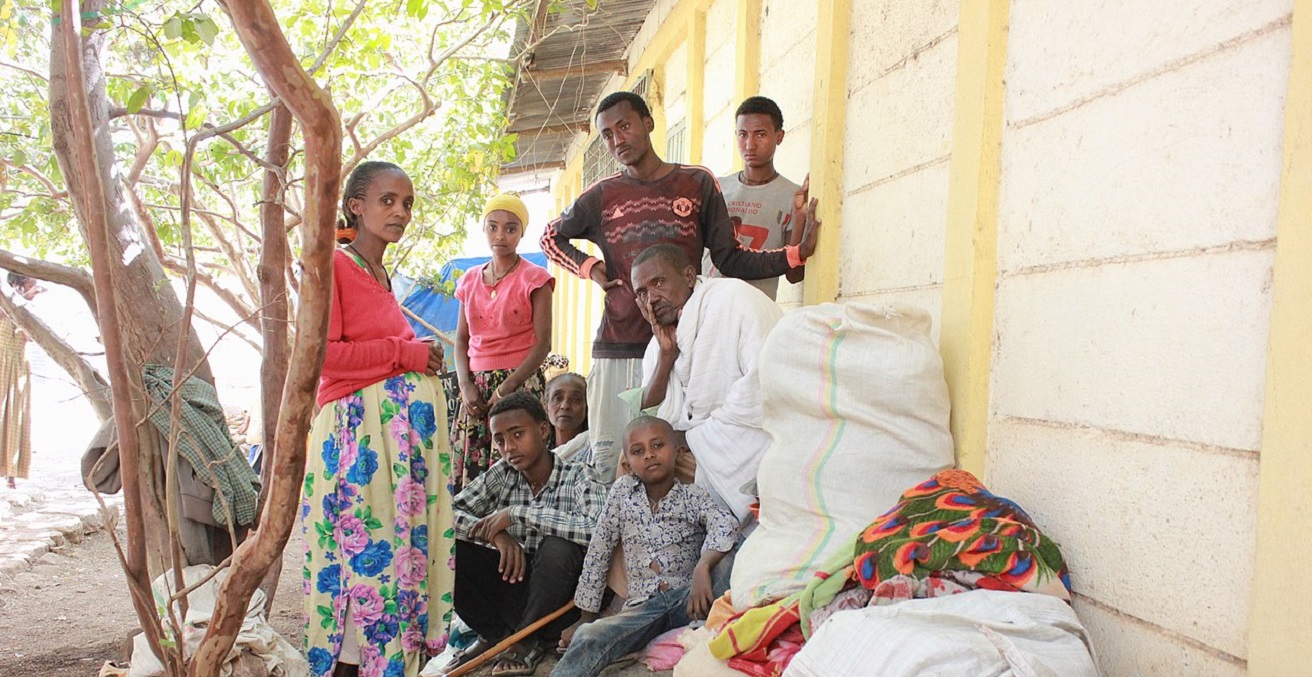 Internally displaced people in Shire Tigray April 2021. Source: Rastakwere / http://bit.ly/3gkauM5