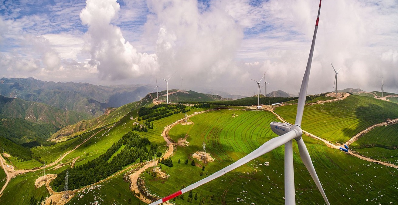 Wind farm Shanxi. Source: Hahaheditor12667/http://bit.ly/3GZKtuF.