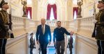 President walks with President Zelenskyy in Ukraine. Source: POTUS Twitter/ https://bit.ly/3ZlYMkS
