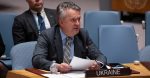 Sergiy Kyslytsya, Permanent Representative of Ukraine to the United Nations, addresses the Security Council meeting on threats to international peace and security. Source: UN Photo, Evan Schneider   http://bit.ly/3K5Tl5a
