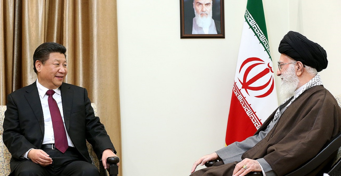 The President of the People's Republic of China, Xi Jinping, and his accompanying delegation met with the Supreme Leader of the Islamic Revolution, Ali Khamenei. Source: Khamenei.ir/https://bit.ly/3LCRUdC