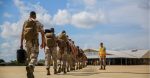 Marines from the Ground Combat Element arrive at Royal Australian Air Force’s Base Darwin to join the Marine Air-Ground Task Force as a part of Marine Rotational Force – Darwin. Source: Defense Visual Information Distribution Service/https://bit.ly/3M7ei0a
