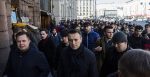 The Russian opposition leader Alexei Navalny marches on Tverskaya Street in Moscow. Source: Evgeny Feldman/https://bit.ly/3ON7ZR2