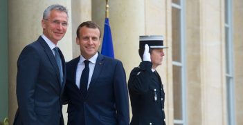 NATO Secretary General Jens Stoltenberg meets with the President of France, Emmanuel Macron. Source: NATO/https://bit.ly/3pqLvee