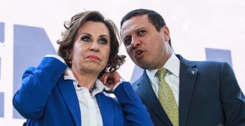 Sandra Torres y Carlos Raúl Morales. Source: Carlos Sebastián/https://bit.ly/47aouO2