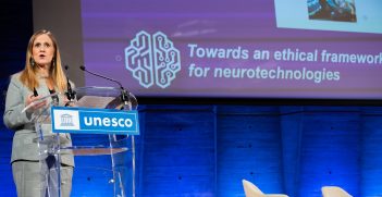 ADG/SHS - International Conference on the Ethics of Neurotechnology. Source: UNESCO Headquarters / https://bit.ly/45xUpGa