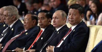  Belt and Road international forum. Right to left: President of China Xi Jinping, President of Russia Vladimir Putin, President of Indonesia Joko Widodo. Source: The Russian Presidential Press and Information Office/https://bit.ly/3QowKnw