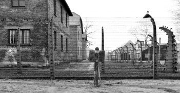Auschwitz concentration camp. Source: Number 10 /https://bit.ly/45zvcv1